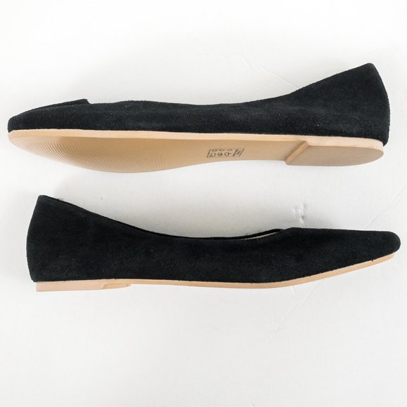 BDG UO 8/9 Black Suede Leather Flats NWOT - Picture 4 of 10